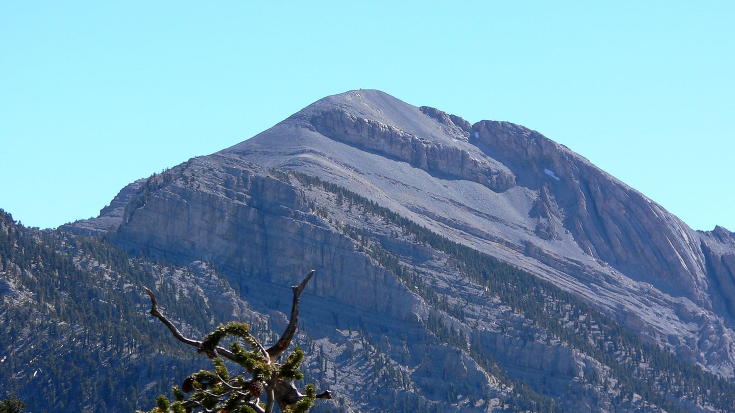 Charleston Peak summit landscape