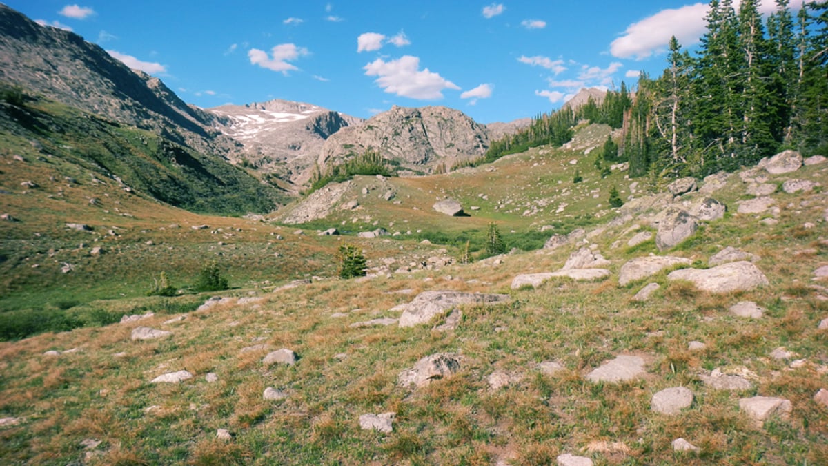 Cloud Peak summit landscape
