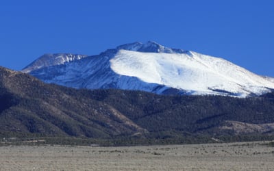 Culebra Peak in Colorado, a major prominence peak with 4,803 ft of prominence