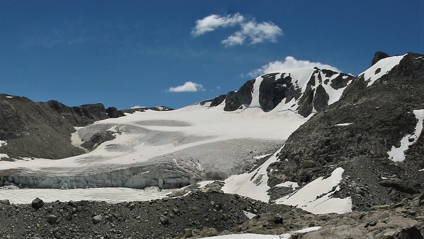 Gannett Peak in Wyoming, an ultra-prominent peak with 7,076 ft of prominence