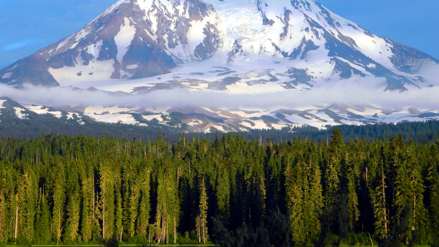 Mount Adams summit landscape