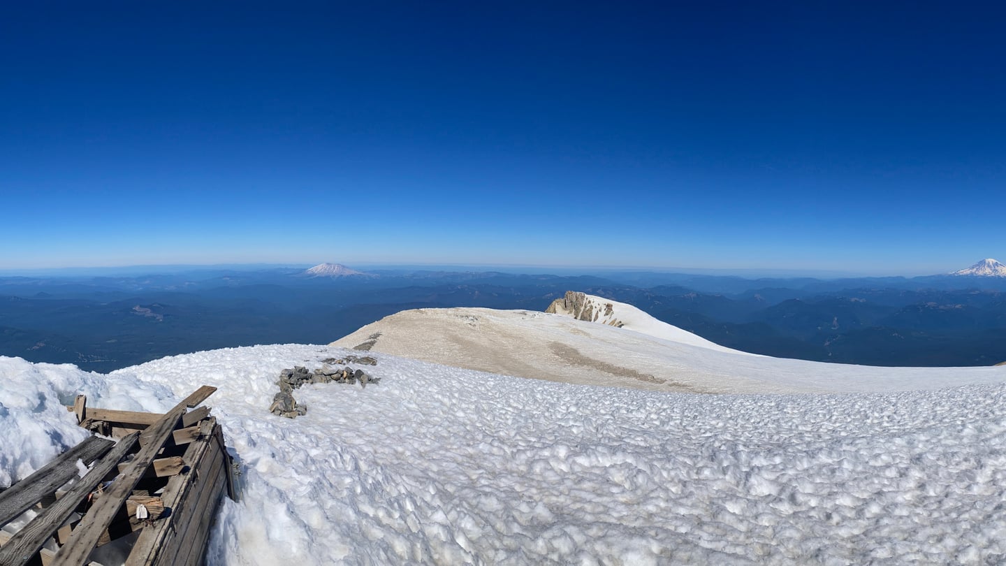 Mount Jefferson (NV) summit landscape