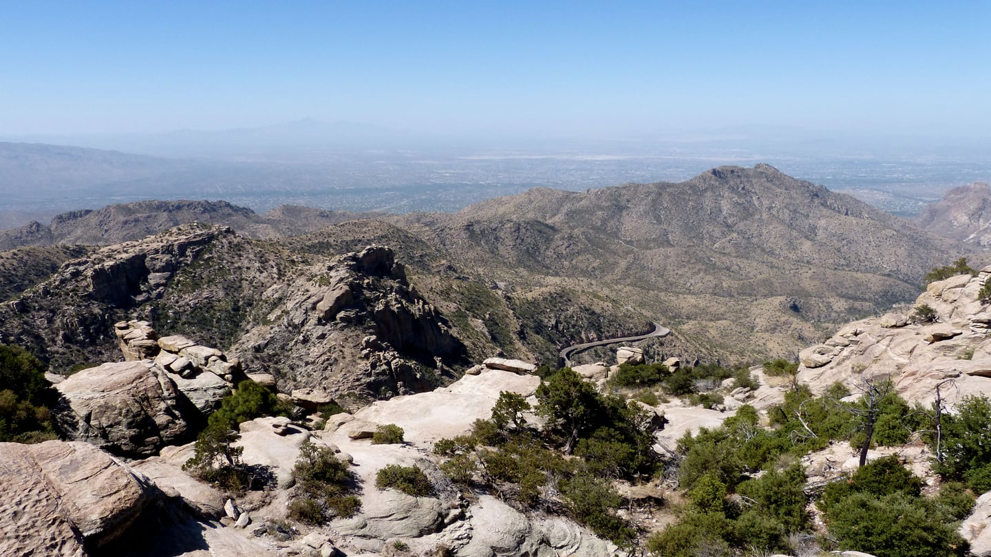 Mount Lemmon summit landscape