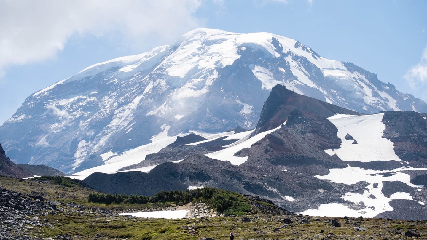 Mount Rainier summit landscape