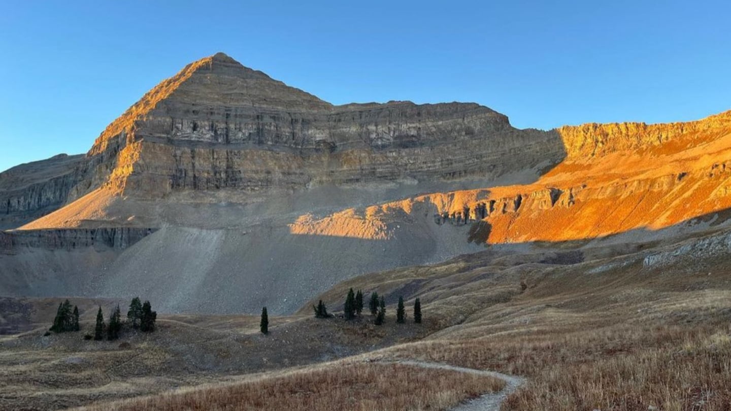Mount Timpanogos summit landscape