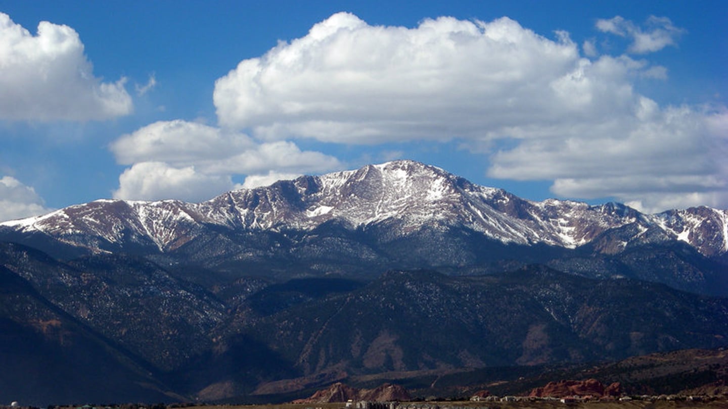 Pikes Peak summit landscape
