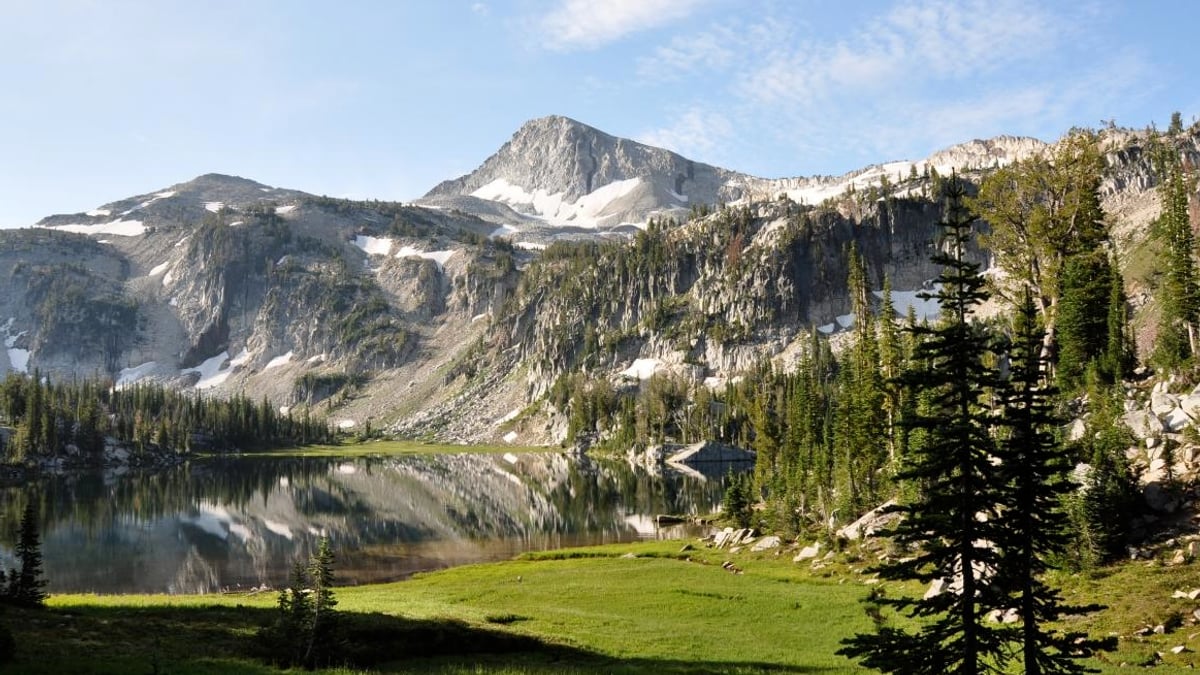 Sacajawea Peak summit landscape