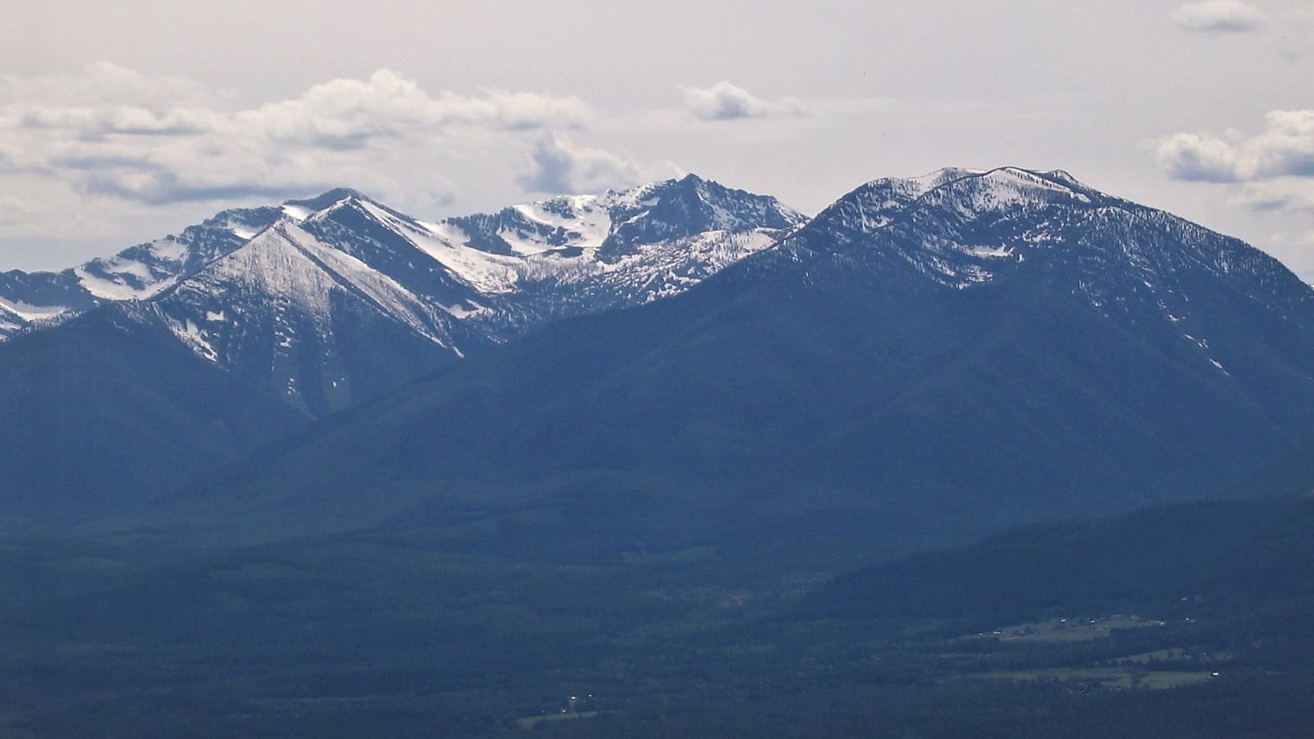 Snowshoe Peak summit landscape